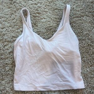 light pink align tank
